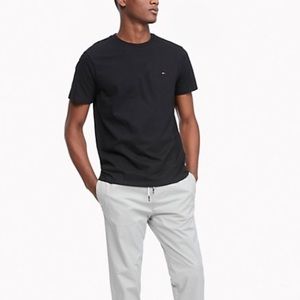 Tommy Hilfiger Large Men’s Plain Black Top